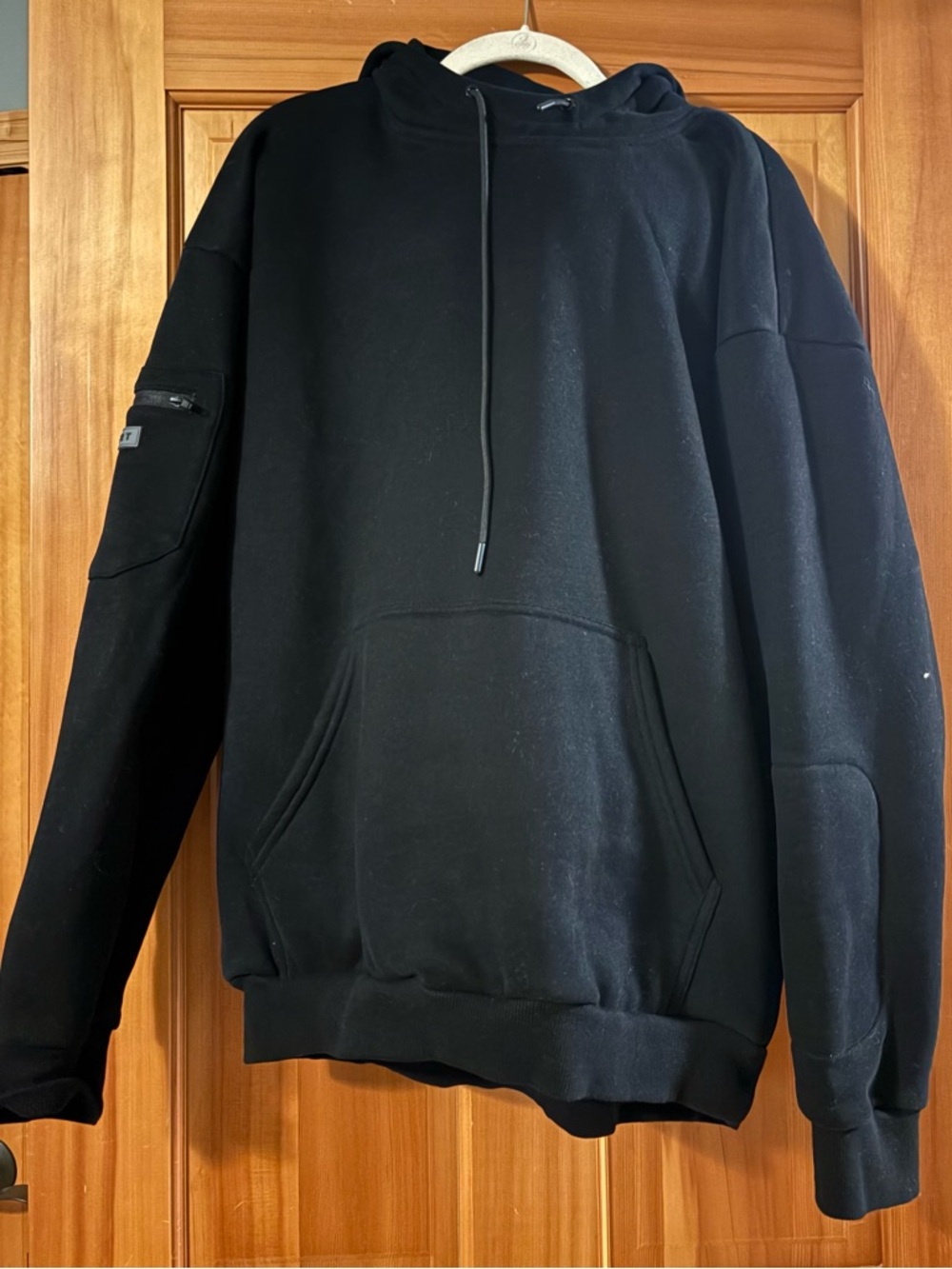 Unisex Black Comfrt Airplane Mode Travel Hoodie